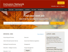 Tablet Screenshot of inclusionnetwork.ca